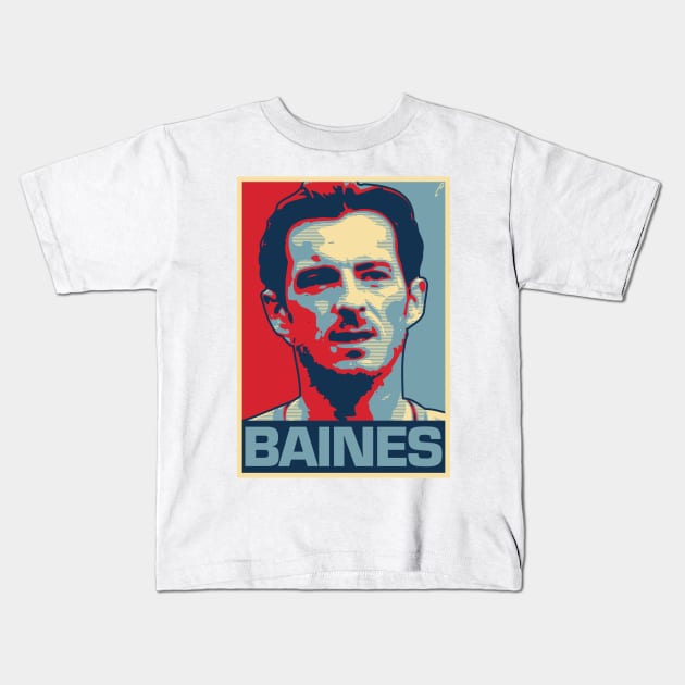 Baines Kids T-Shirt by DAFTFISH